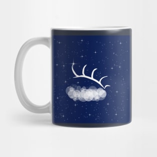 false eyelashes, eyelashes, make up, cosmetics, cosmetology, salon, beautician, self-care, deception, technology, light, universe, cosmos, galaxy, shine, concept Mug